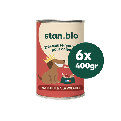 Mousse Boeuf & Volaille - Chien