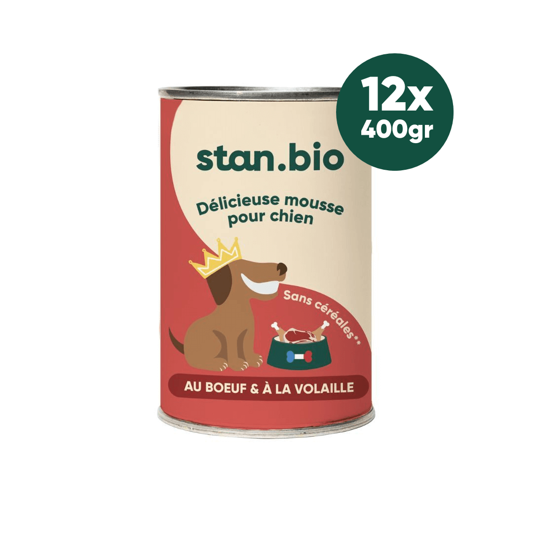 Mousse Boeuf & Volaille - Chien